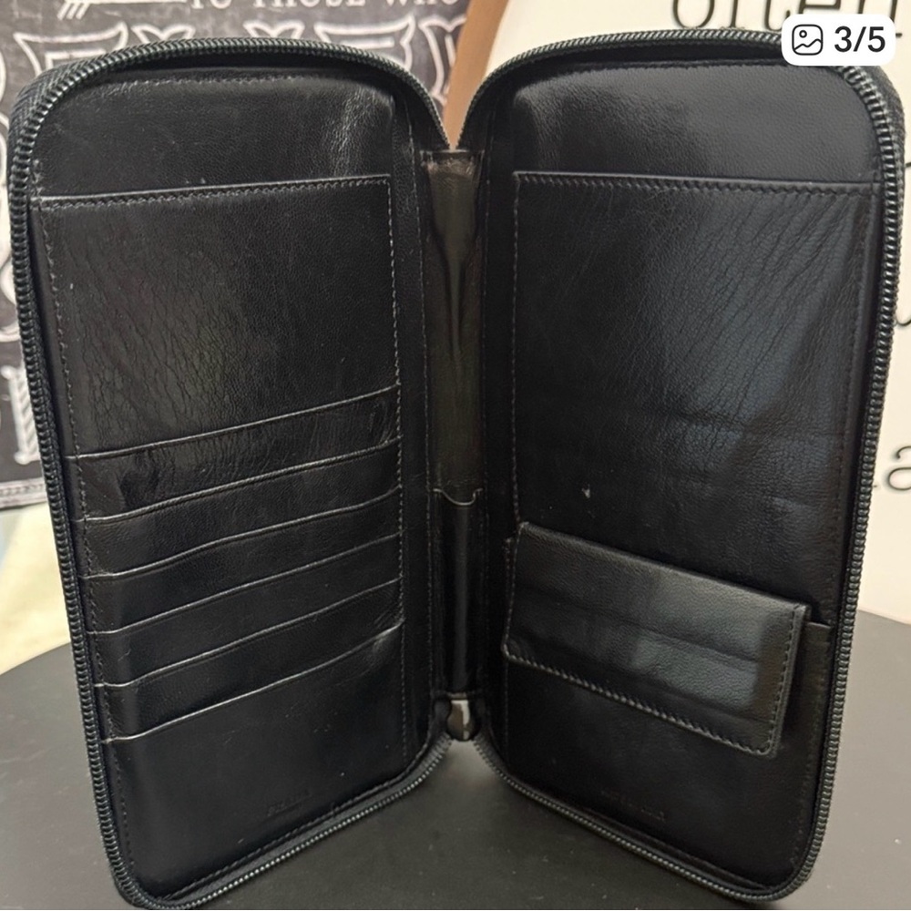 Prada Black Nylon Zip Wallet - Picture 3 of 8